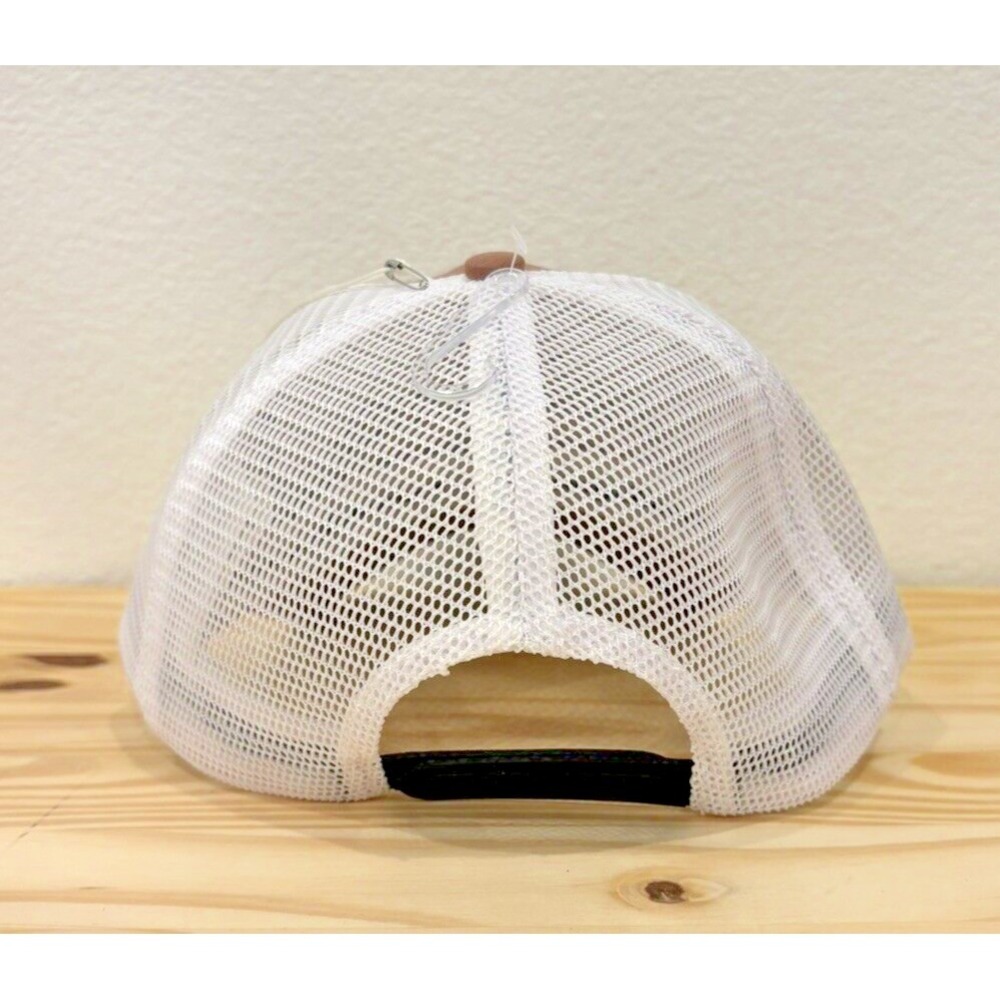 Tommy‎ Bahama Marlin Adjustable Trucker Hat Brown/White OS Fishing Outdoors NWT - Picture 4 of 8